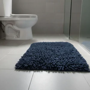 Alfombra De Baño Shaggy Con Antideslizante